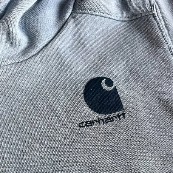 Carhartt light blue hoodie 4 - Picture 3 of 8